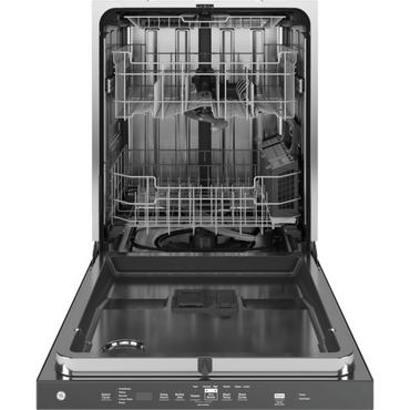 GE® Fingerprint Resistant Top Control with Stainless Steel Interior Dishwasher with Sanitize Cycle