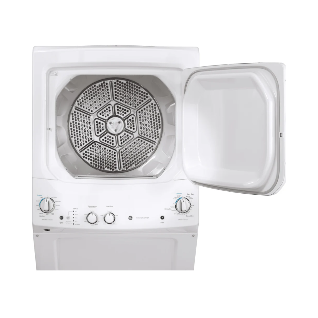 *3.8 Cu. Ft. Capacity Washer with Stainless Steel Basket and 5.9 Cu. Ft. Capacity Electric Dryer
