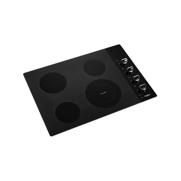 30 In Electric Ceramic Glass Cooktop with Dual Radiant Element
