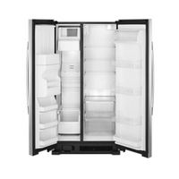 21 Cu. Ft. 33-inch Side-by-Side Refrigerator with Dual Pad External Ice and Water Dispenser