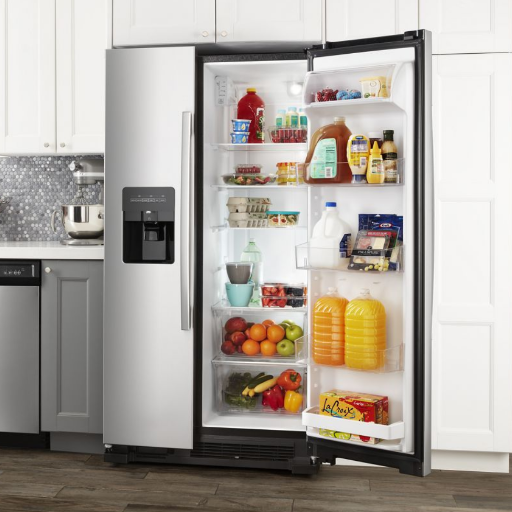 24.57 Cu. Ft. 36-inch Side-by-Side Refrigerator with Dual Pad External Ice and Water Dispenser