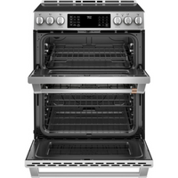 Café™ 30-inch Smart Slide-In, Front-Control, Induction and Convection Double-Oven Range