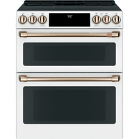 Café™ 30-inch Smart Slide-In, Front-Control, Induction and Convection Double-Oven Range