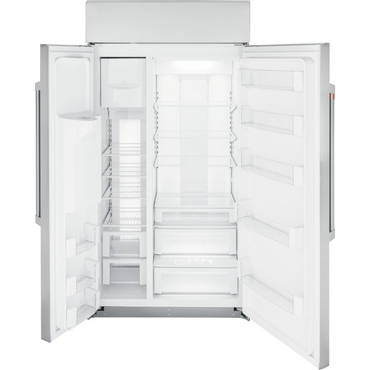 Café™ 42 Cu. Ft. Smart Built-In Side-by-Side Refrigerator with Dispenser.