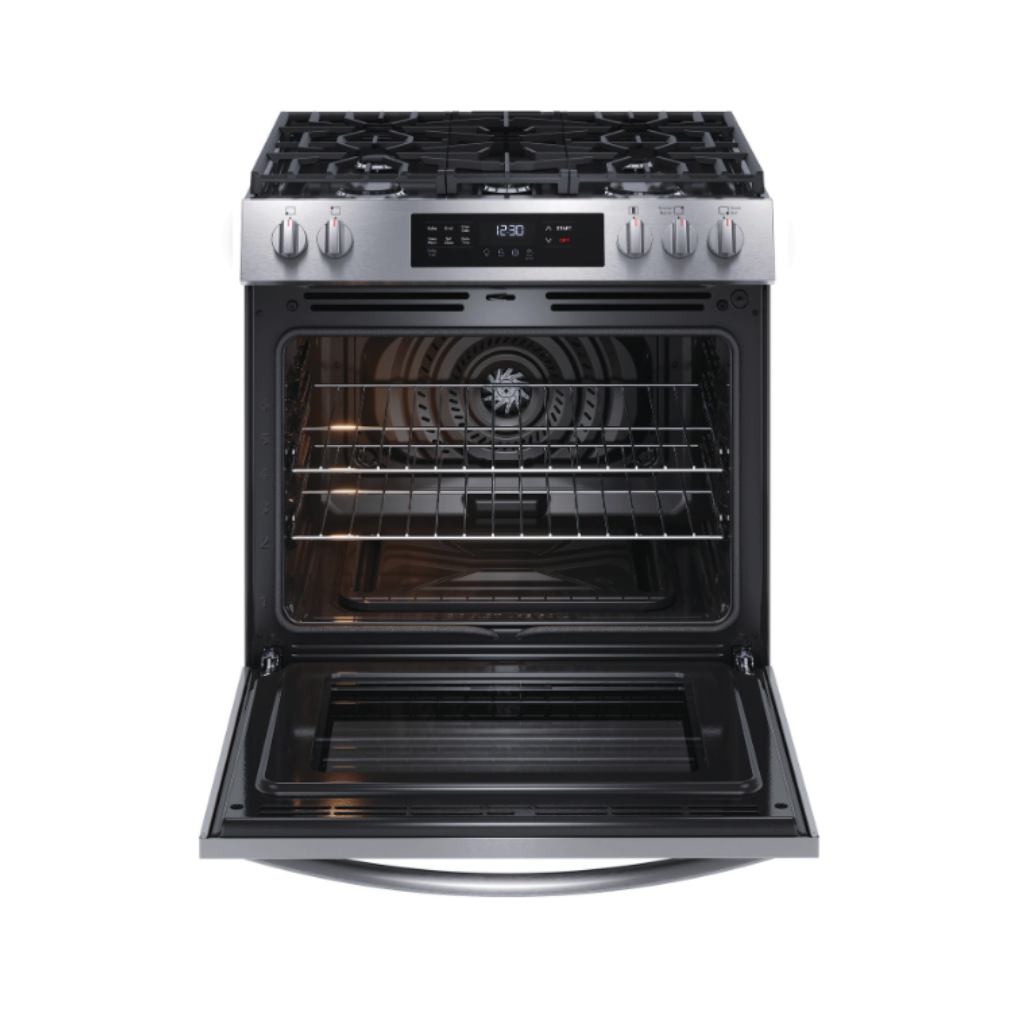 30 Cu. Ft. Front Control Freestanding Gas Range 6 Burners