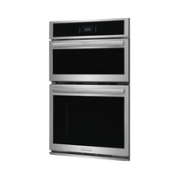 27 In Electric Wall Oven and Microwave Combination.