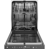 GE® Fingerprint Resistant Top Control with Stainless Steel Interior Dishwasher with Sanitize Cycle