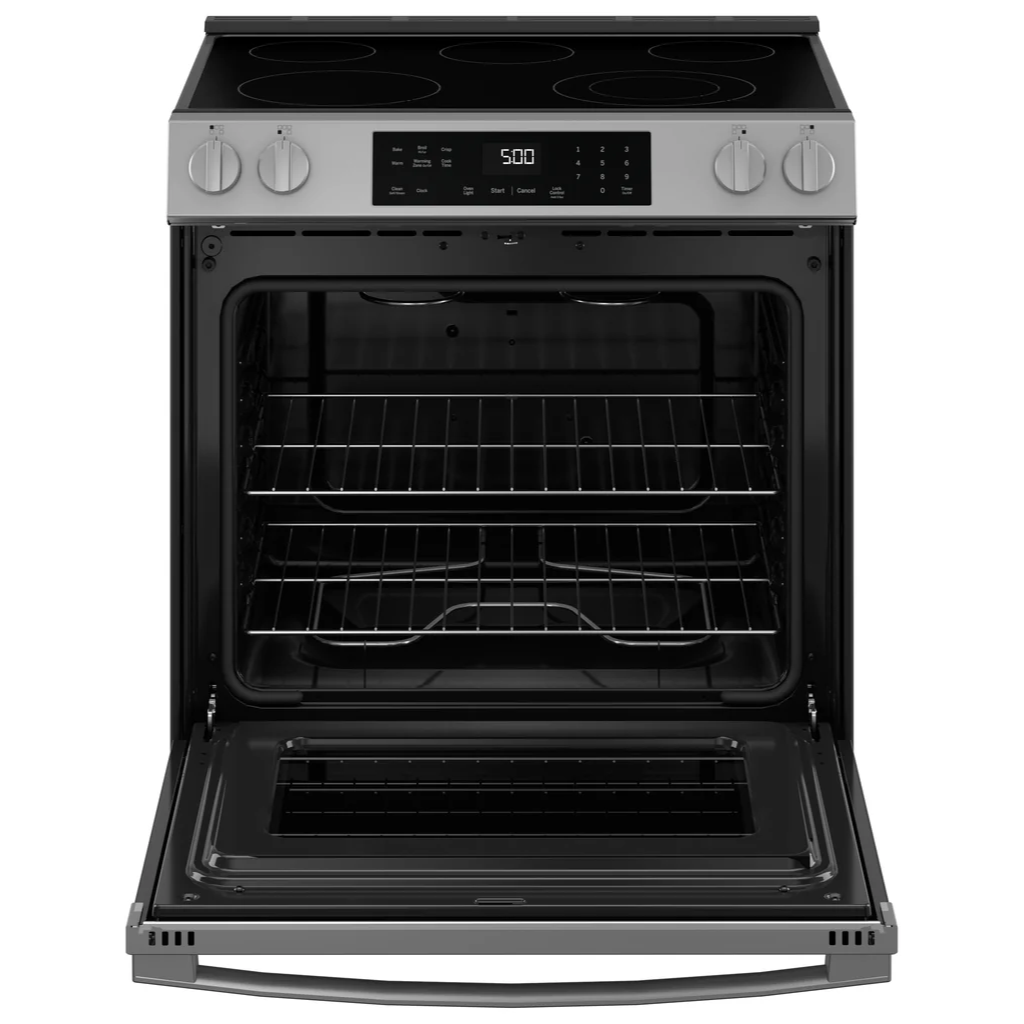 30 In Slide-In Electric Range with Crisp Mode