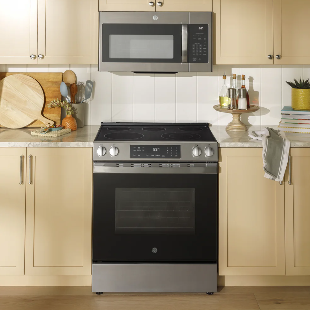 30 In Slide-In Electric Range with Crisp Mode