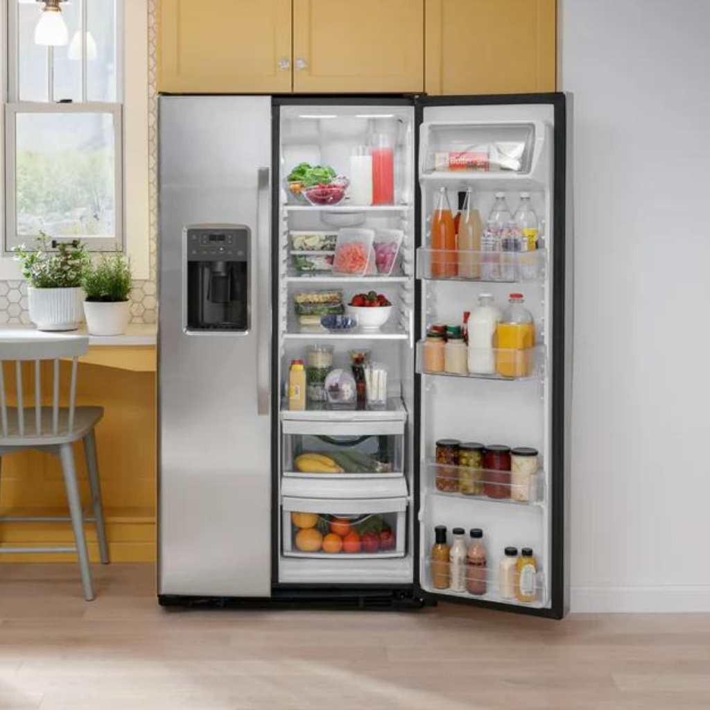 GE® ENERGY STAR® 25.3 Cu. Ft. Refrigerador Side-By-Side