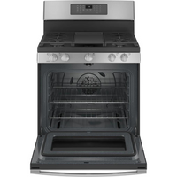 GE® 30" Free-Standing Gas Convection Range with No Preheat Air Fry