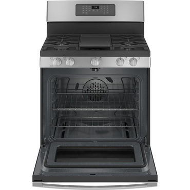 GE® 30" Free-Standing Gas Convection Range with No Preheat Air Fry