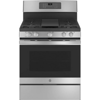 GE® 30" Free-Standing Gas Convection Range with No Preheat Air Fry