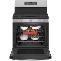 GE Profile™ Smart 30" Free-Standing Self Clean Gas Fingerprint Resistant Range with No Preheat Air Fry