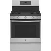 GE Profile™ Smart 30" Free-Standing Self Clean Gas Fingerprint Resistant Range with No Preheat Air Fry