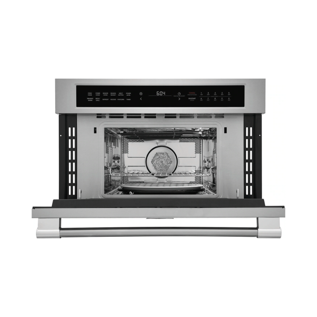 30 In Built-In Convection Microwave Oven with Drop-Down Door