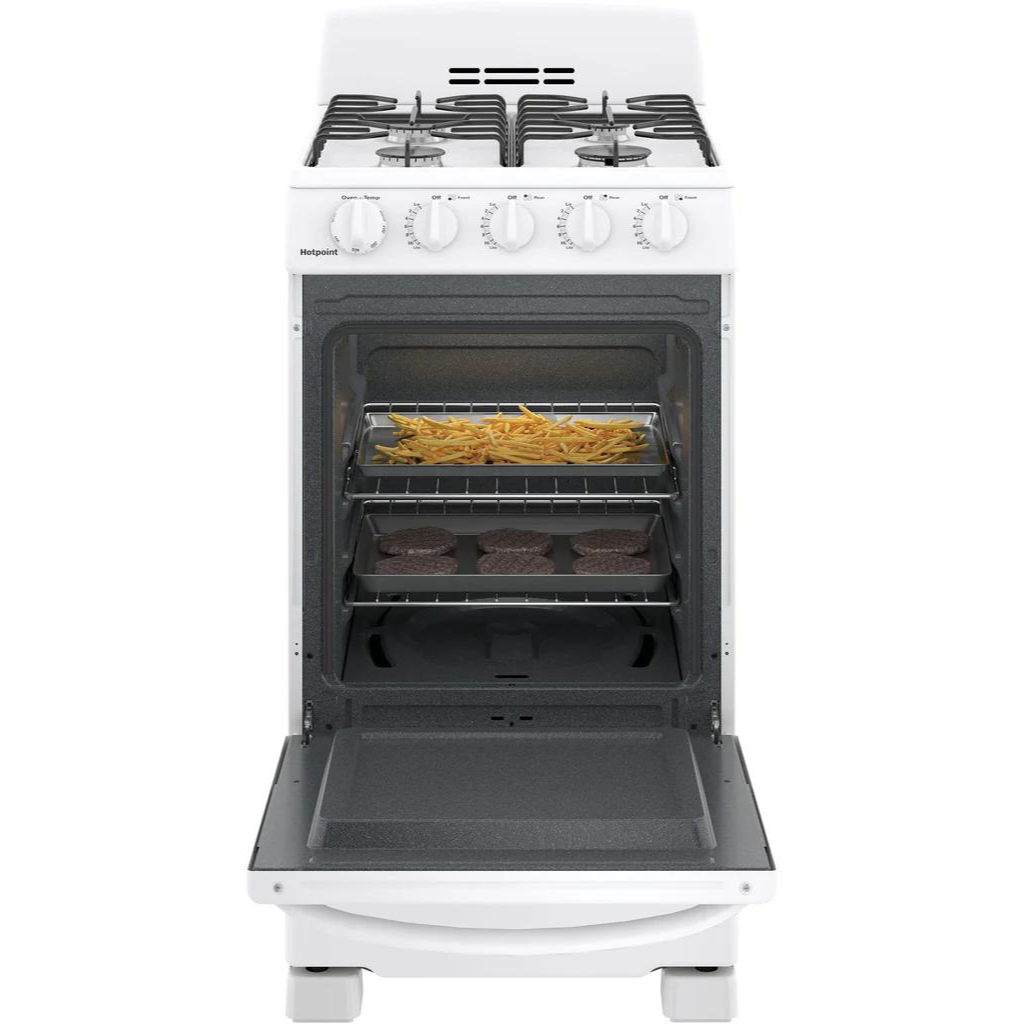 20-inch 2.3 Cu. Ft. Freestanding Gas Range in White