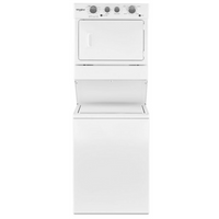 3.5. Cu. Ft. Long Vent Gas Stacked Laundry Center 9 Wash cycles and Wrinkle Shield™