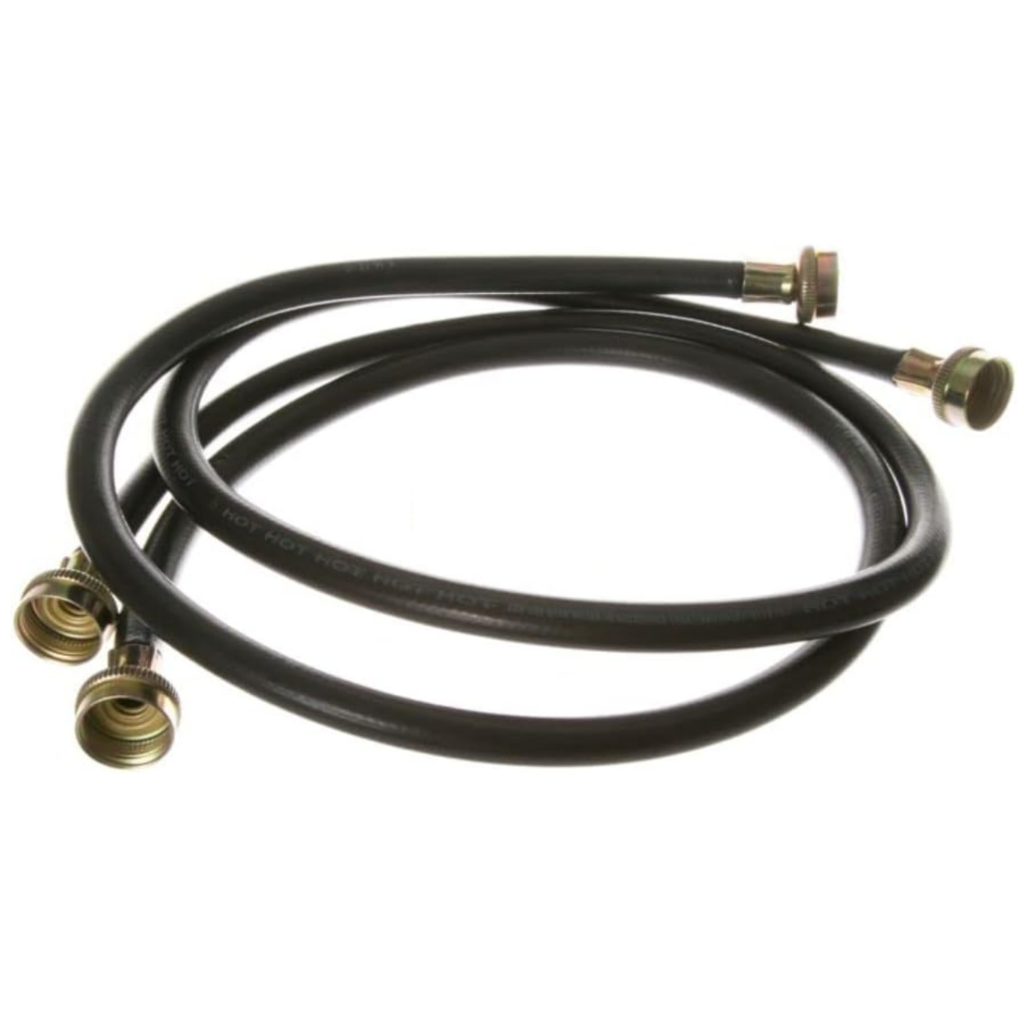 Washing Machine 2 Pack RUBBER INLET HOSE, 4''