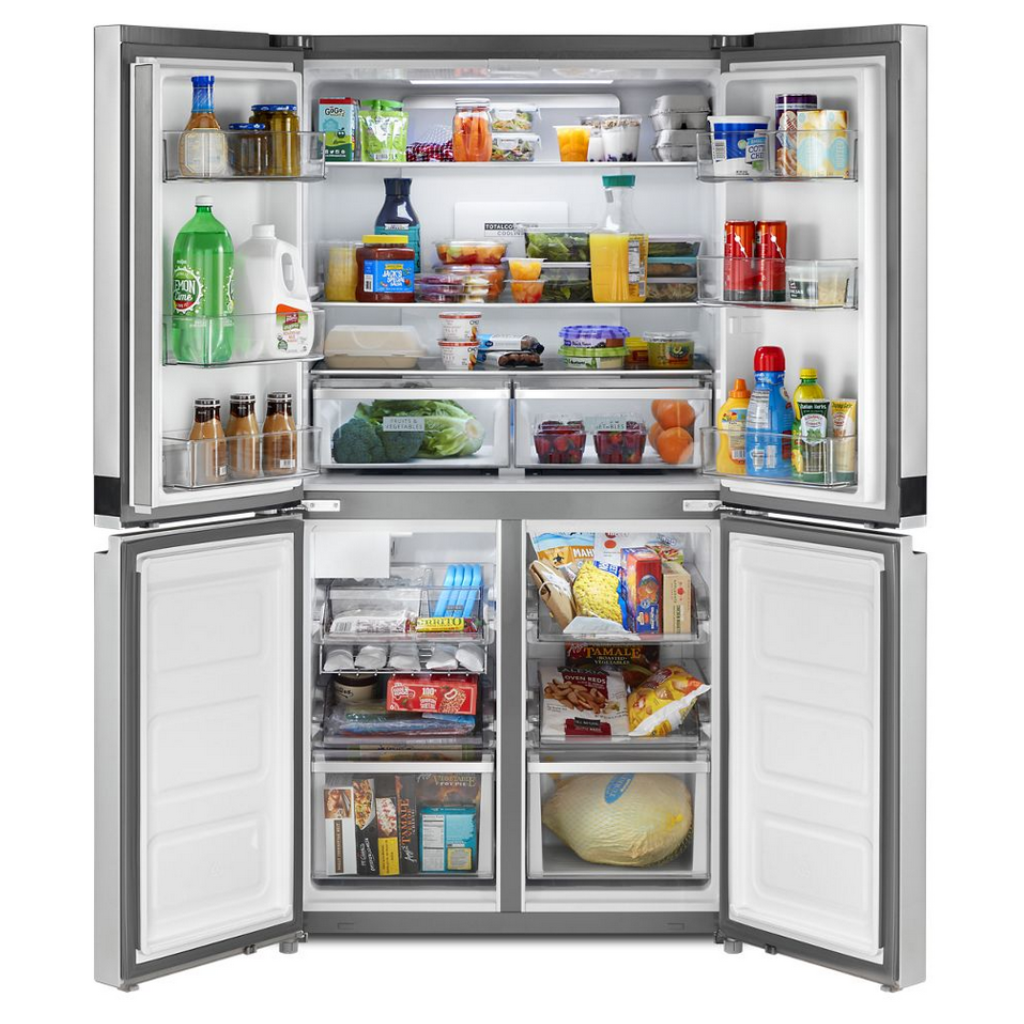 36-inch Wide Counter Depth 4 Door Refrigerator - 19.4 cu. ft.