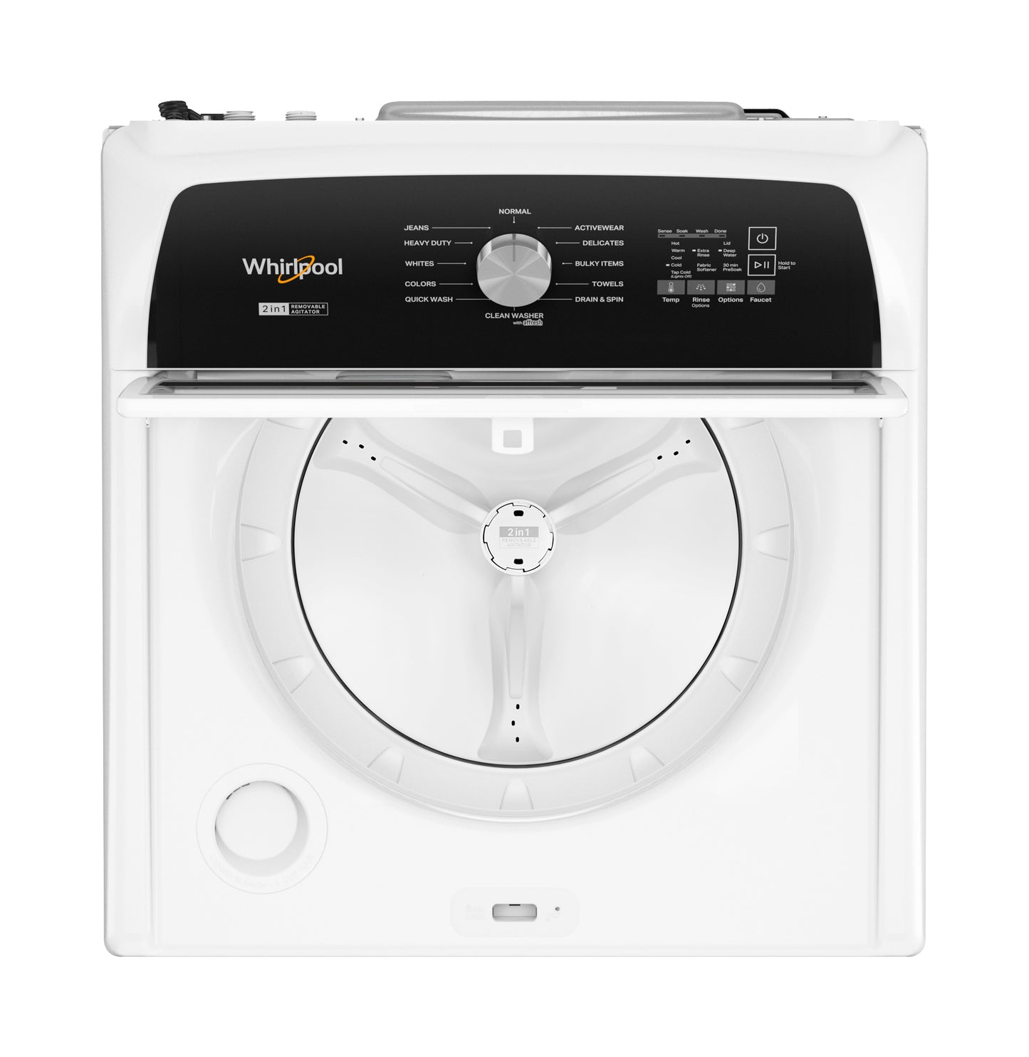 4.7 Cu. Ft. Top Load Washer with 2 in 1 Removable Agitator