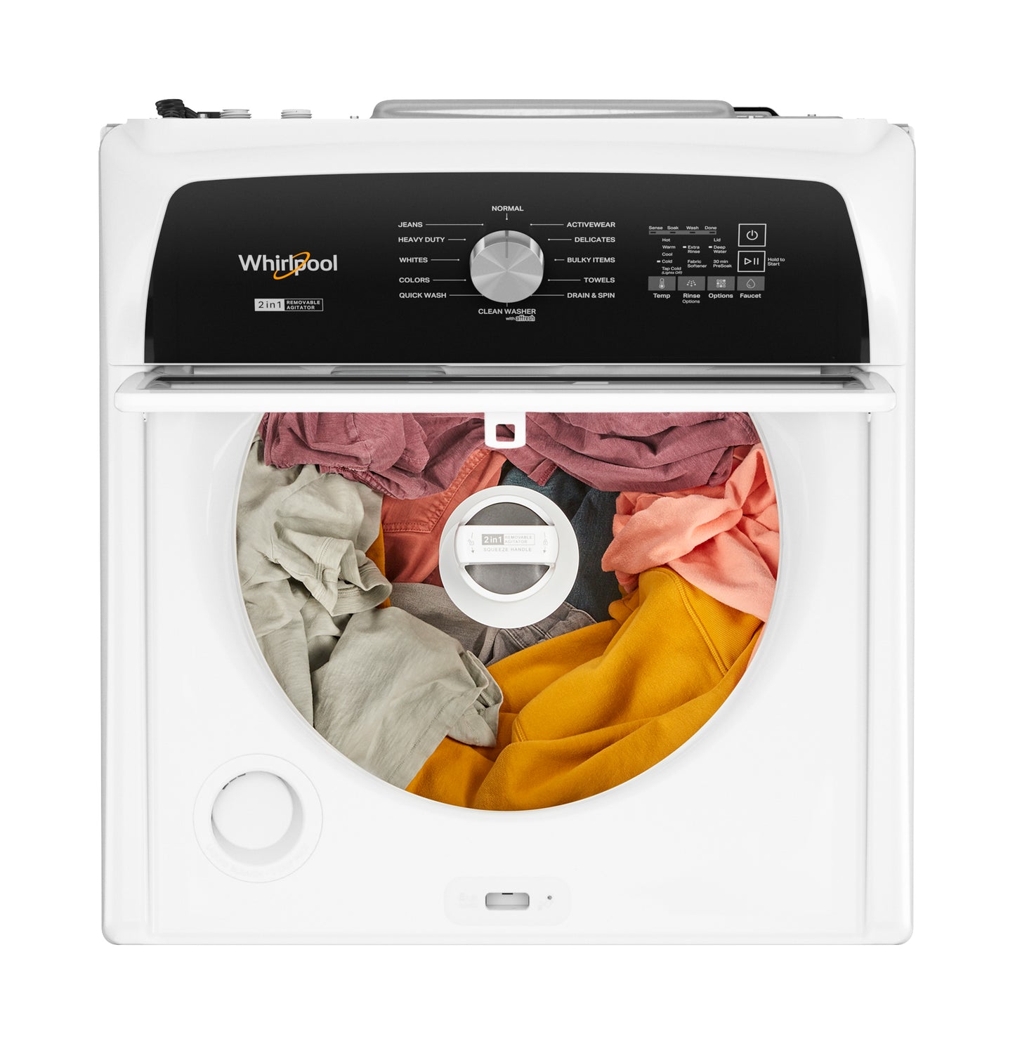 4.7 Cu. Ft. Top Load Washer with 2 in 1 Removable Agitator