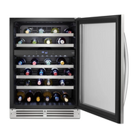 46-Bottle Wine Storage with 24 In Wide Undercounter Wine Center