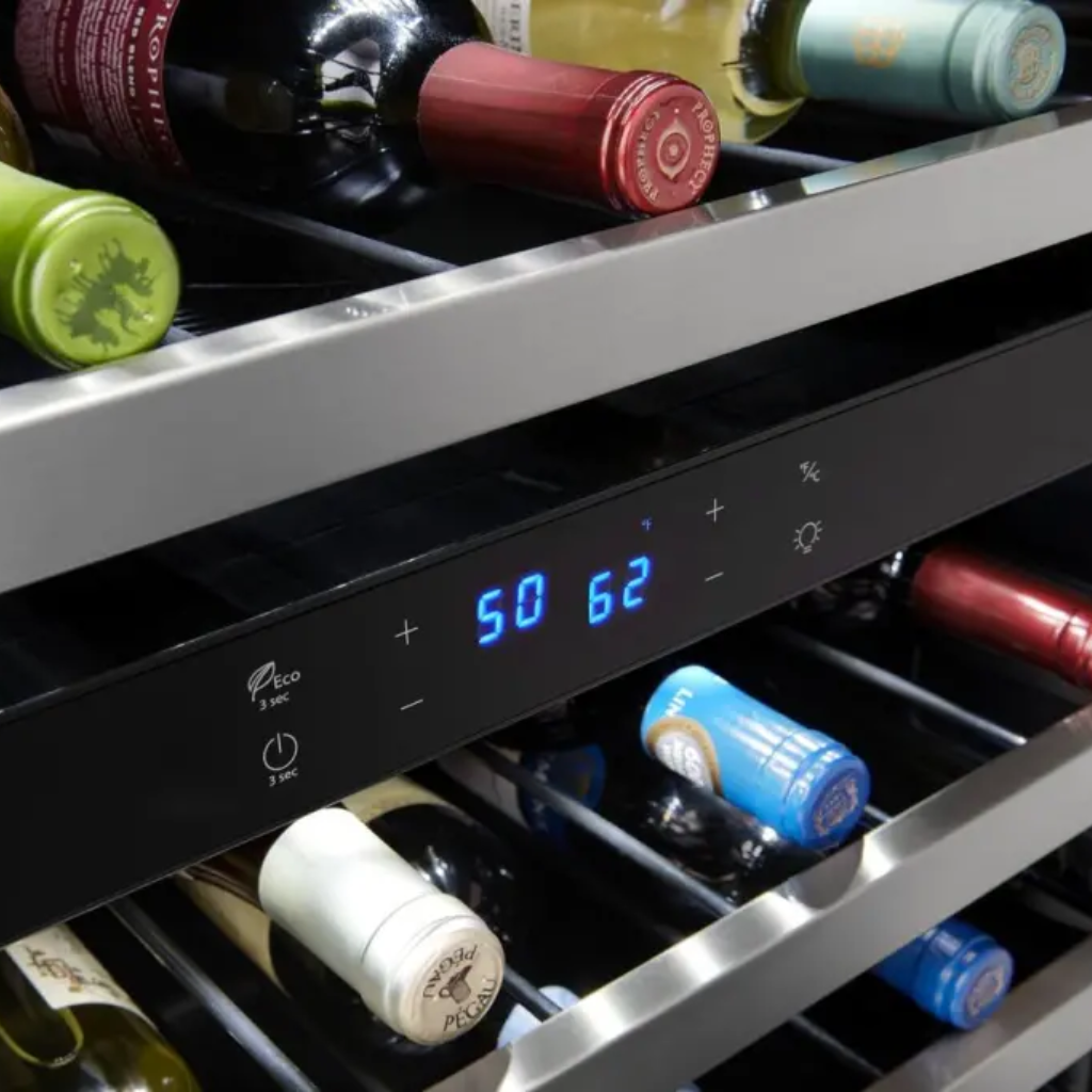 46-Bottle Wine Storage with 24 In Wide Undercounter Wine Center