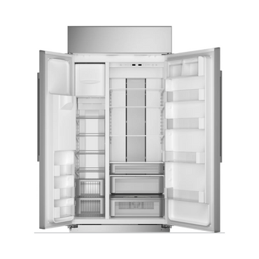 42 Cu. Ft. Built-In Side-by-Side Refrigerator with Dispenser.